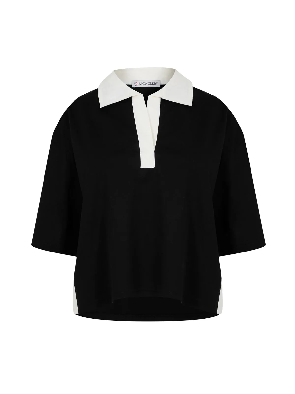 LOGO PATCH CROPPED POLO SHIRT sold by Lord & Taylor