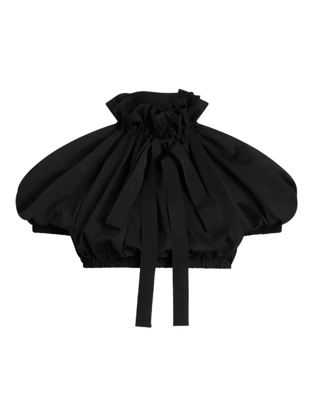 CROPPED VOLUME JERSEY TOP sold by Lord & Taylor product image thumbnail 3