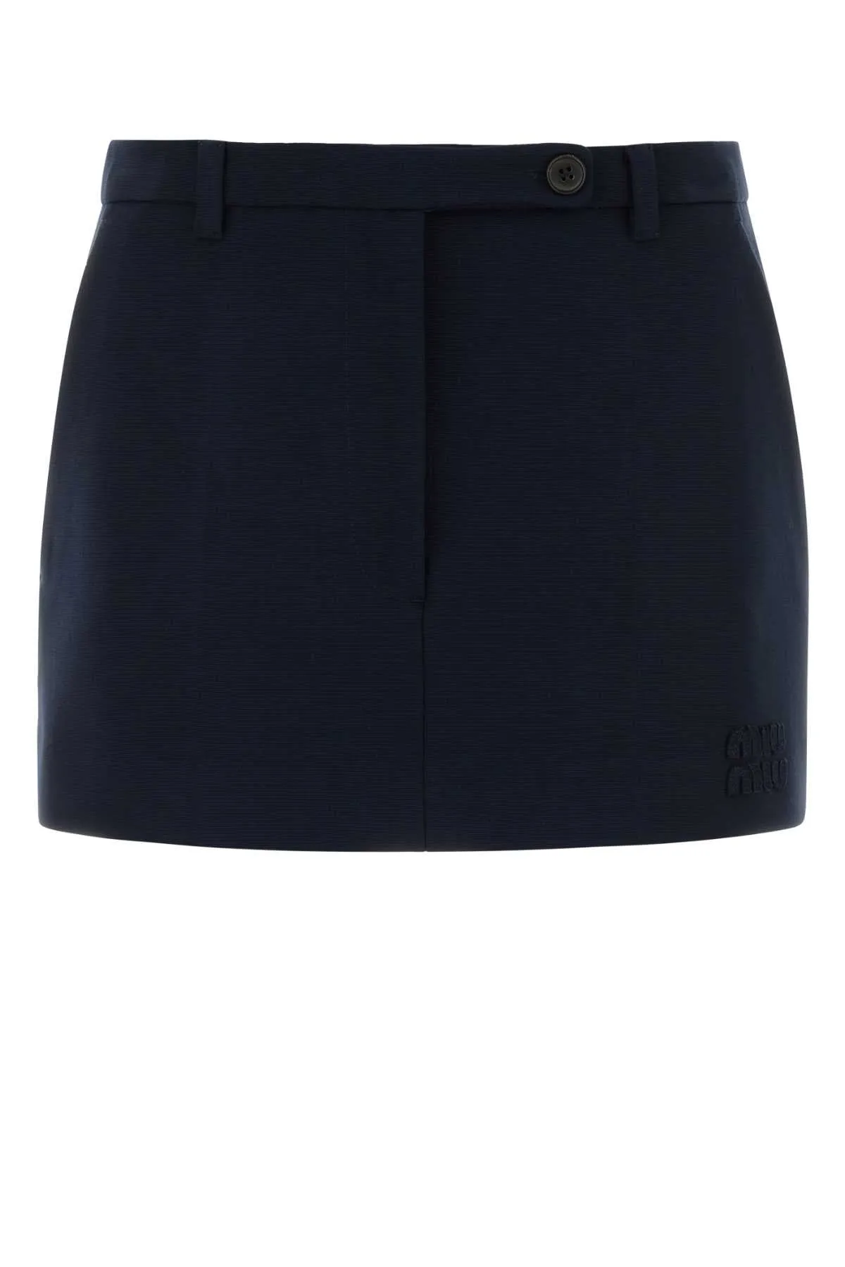 NAVY STRETCH JERSEY MINI SKIRT sold by Lord & Taylor