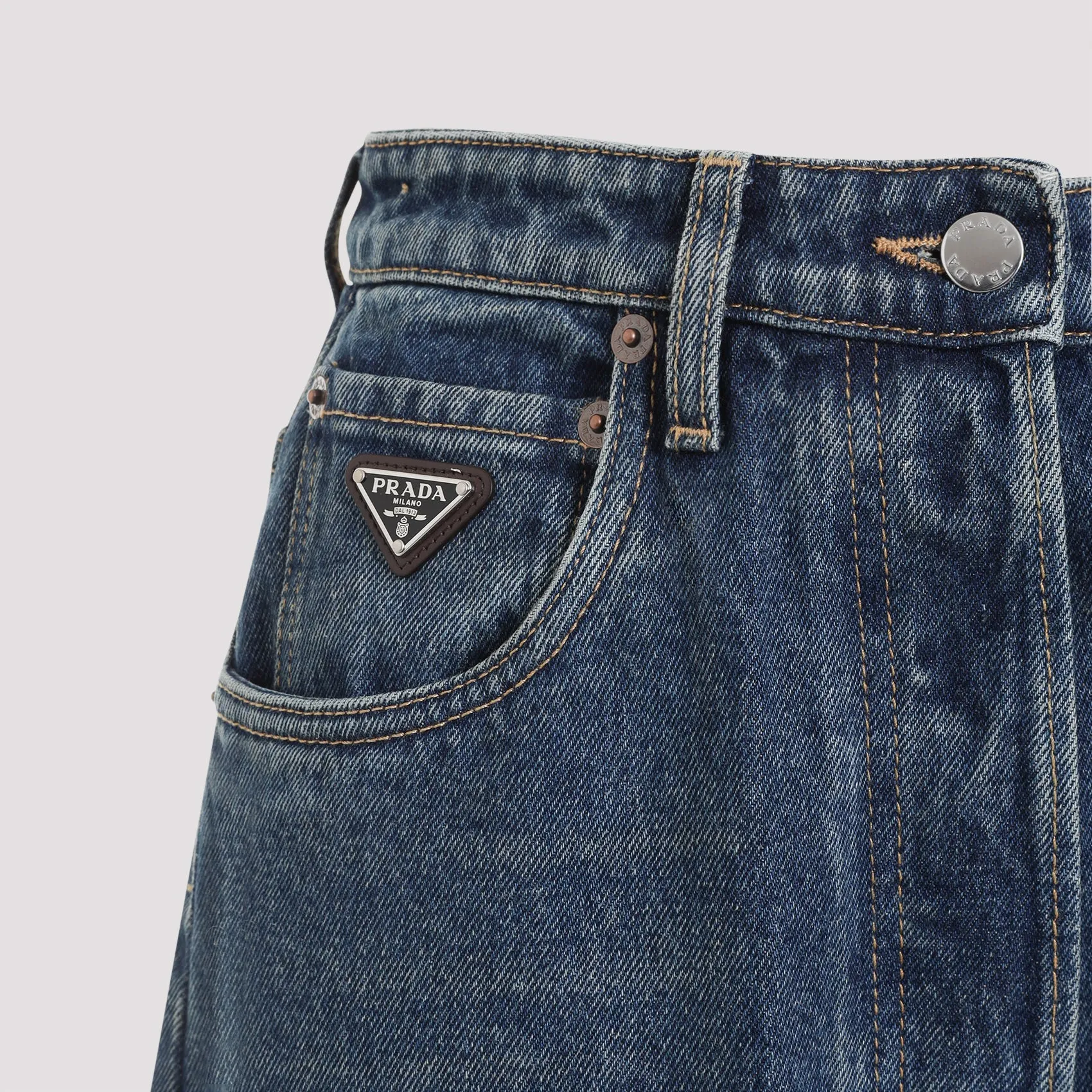 DENIM WIDE-LEG JEANS sold by Lord & Taylor product image thumbnail 4