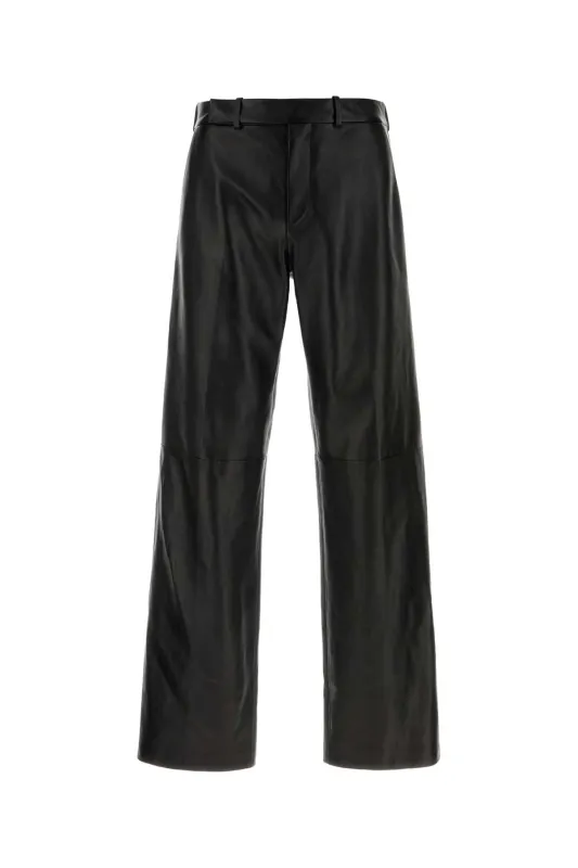 BLACK NAPPA LEATHER PANT made by Fendi