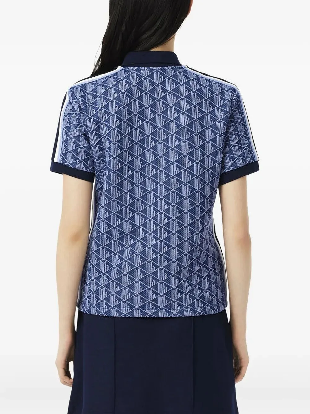 LACOSTE MONOGRAM-JACQUARD POLO SHIRT sold by Lord & Taylor product image thumbnail 2