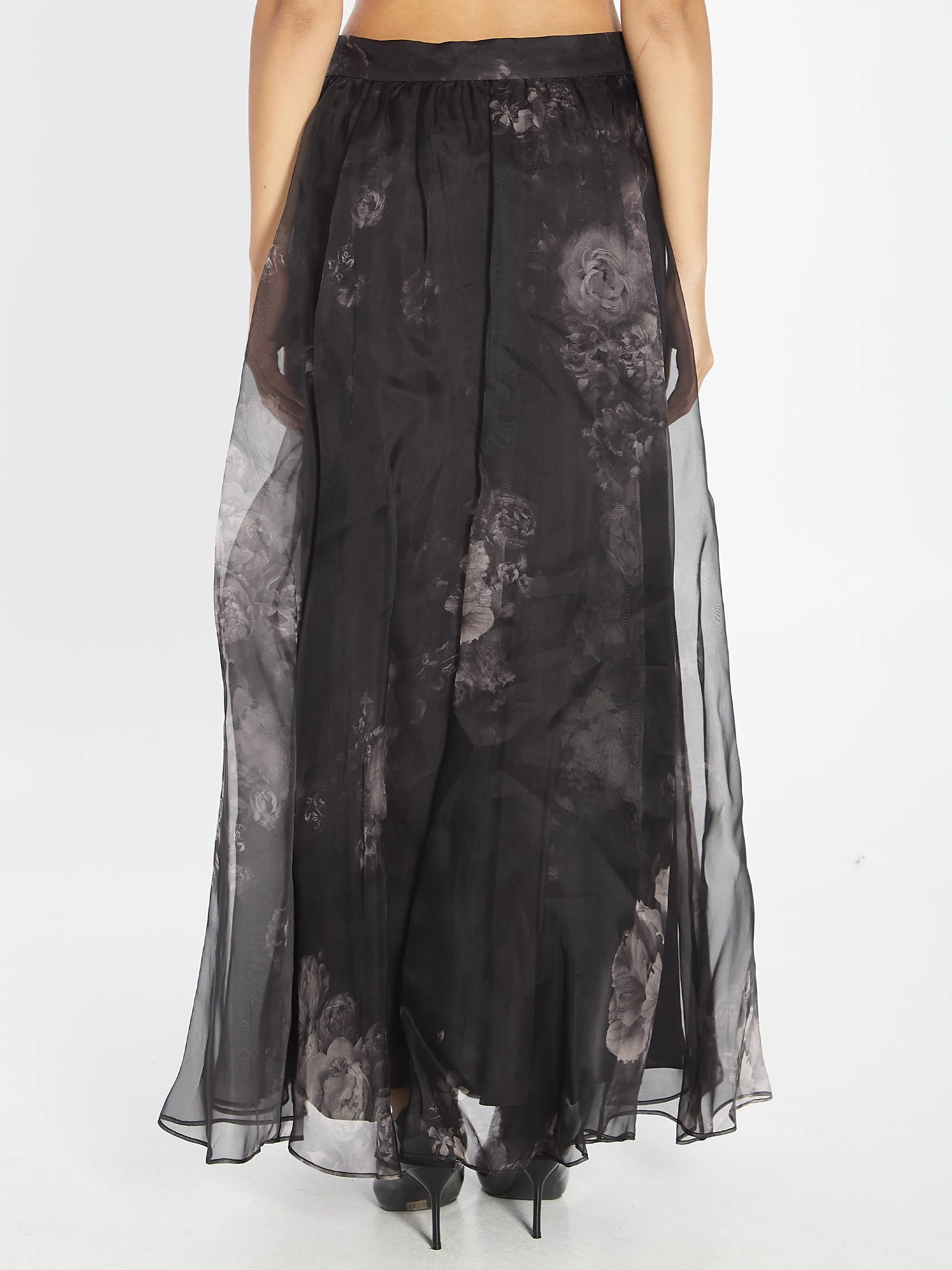 ZIMMERMANN FLORAL-PRINT GATHERED MIDI SKIRT sold by Lord & Taylor product image thumbnail 4