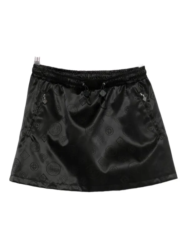 CASABLANCA DRAWSTRING PATTERNED MINI SKIRT sold by Lord & Taylor