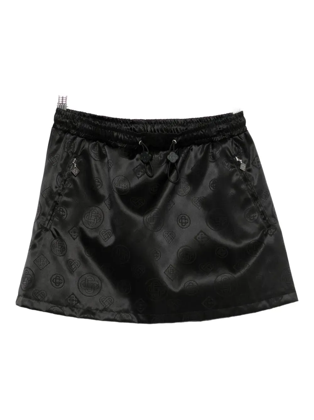 CASABLANCA DRAWSTRING PATTERNED MINI SKIRT sold by Lord & Taylor