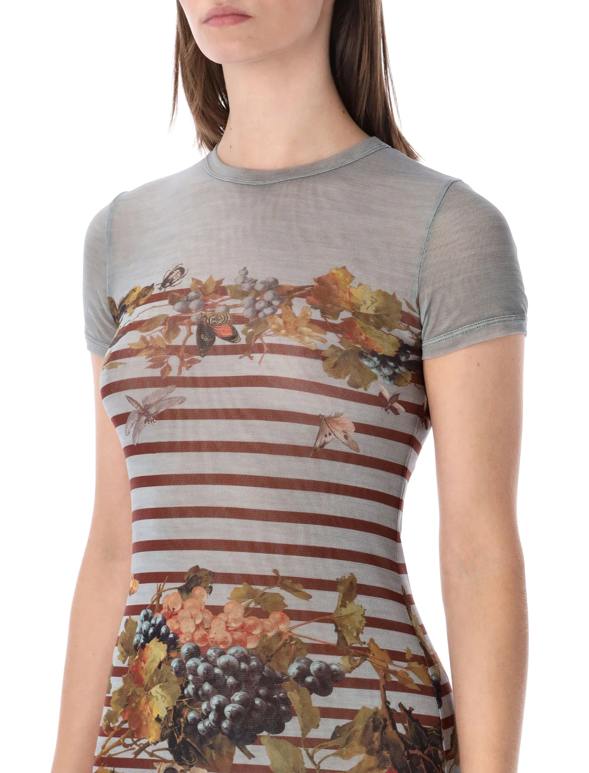 JEAN PAUL GAULTIER MARINIÈRE MESH MINI DRESS sold by Lord & Taylor product image thumbnail 3