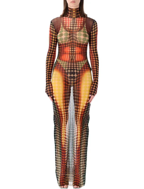 JEAN PAUL GAULTIER DOTS RE-EDITION LONG DRESS made by Jean Paul Gaultier