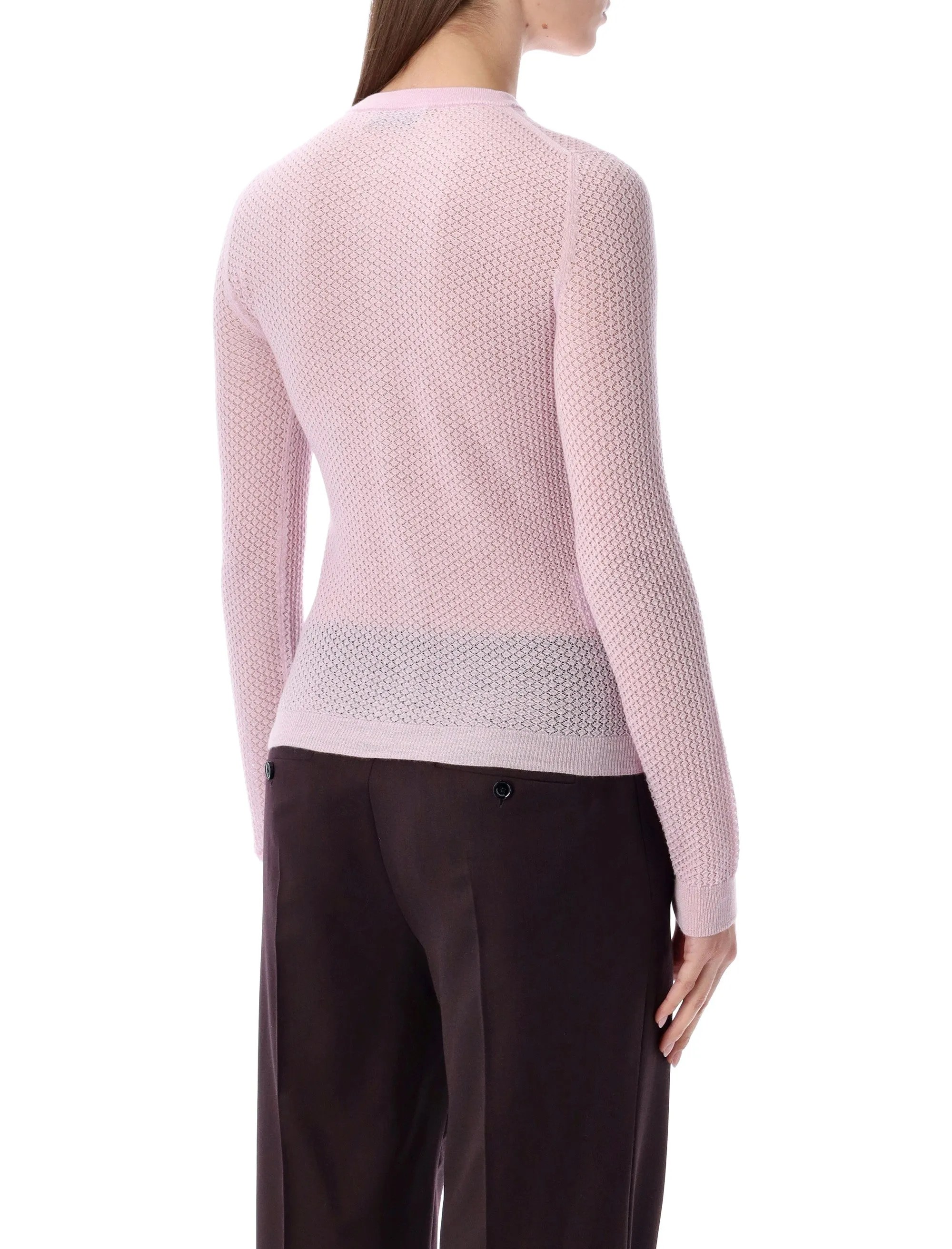 MIU MIU CASHMERE CARDIGAN WITH LACY KNIT sold by Lord & Taylor product image thumbnail 2