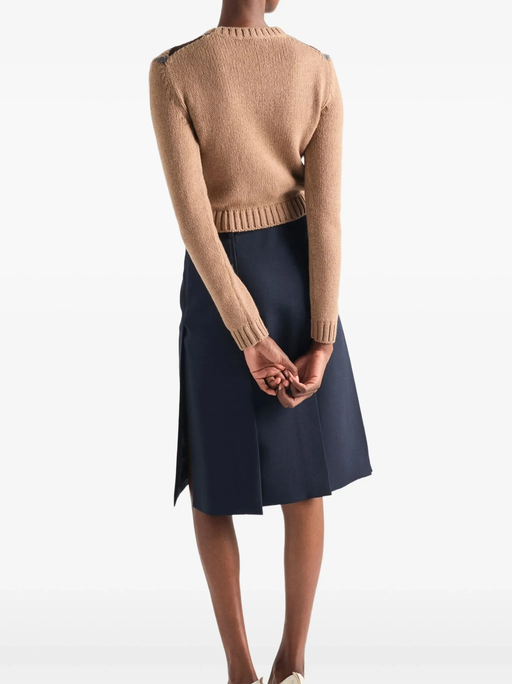 PRADA CASHMERE SWEATER WITH ARGYLE PATTERN sold by Lord & Taylor product image thumbnail 4