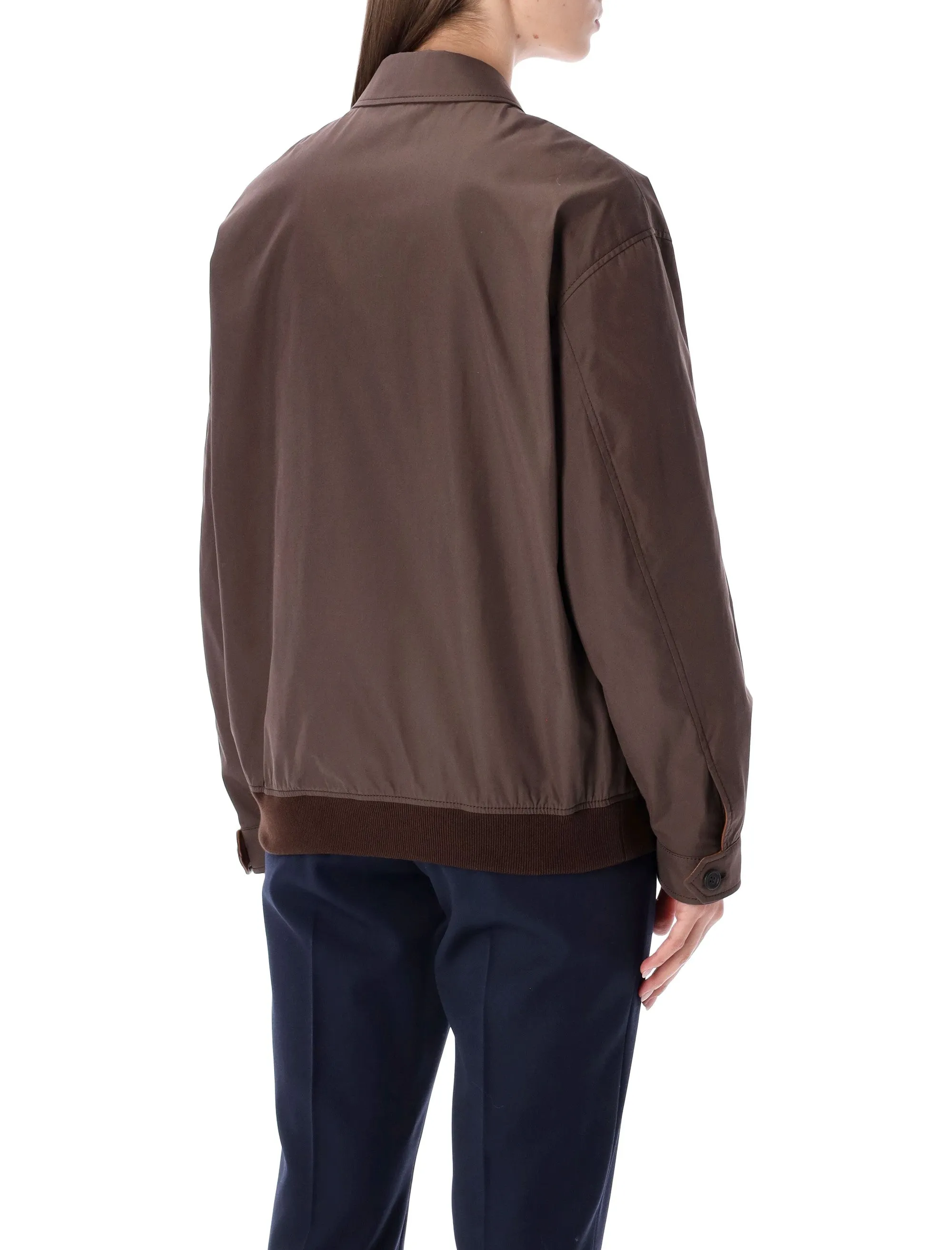 MIU MIU PANAMA COTTON BLOUSON JACKET sold by Lord & Taylor product image thumbnail 2