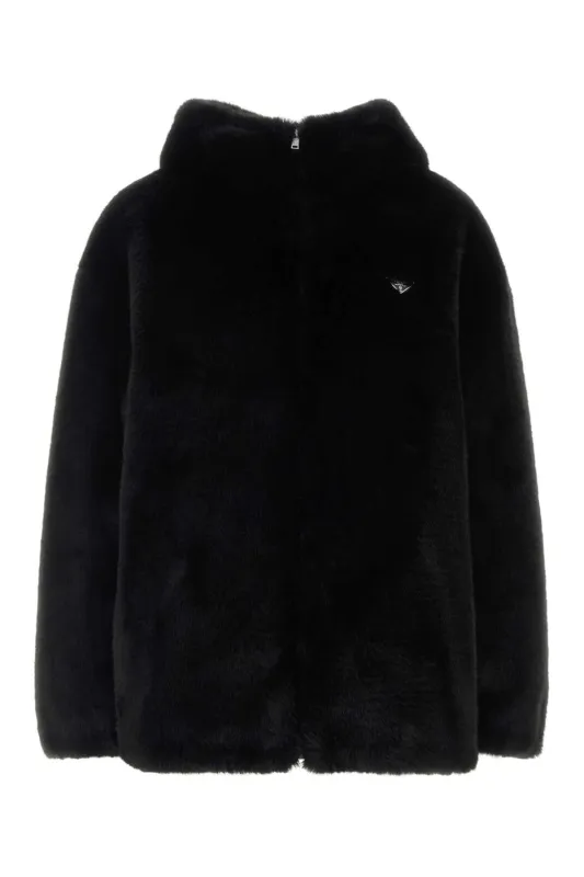 BLACK ECO FUR REVERSIBLE JACKET sold by Lord & Taylor