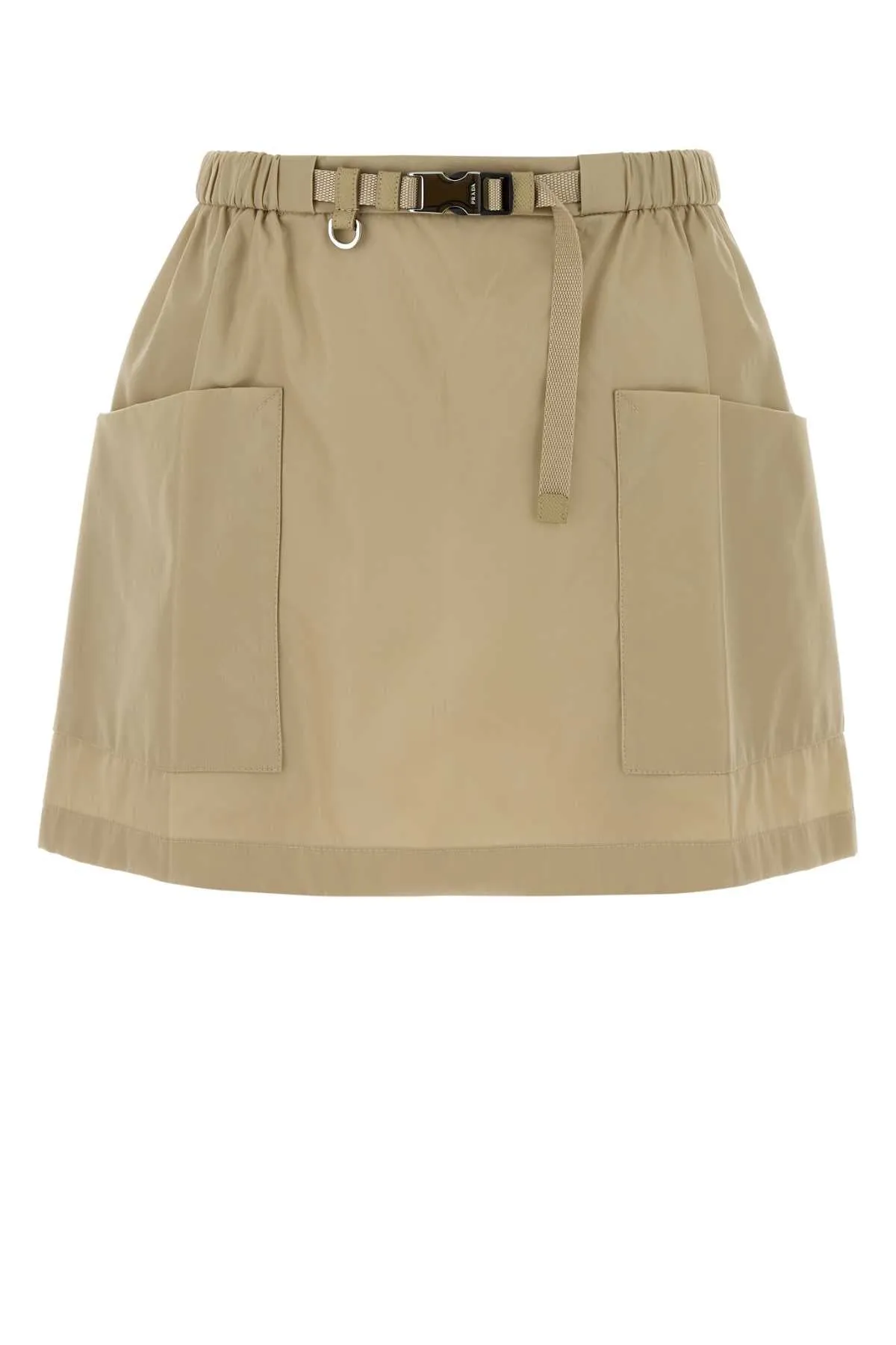 BEIGE RE-NYLON MINI SKIRT sold by Lord & Taylor