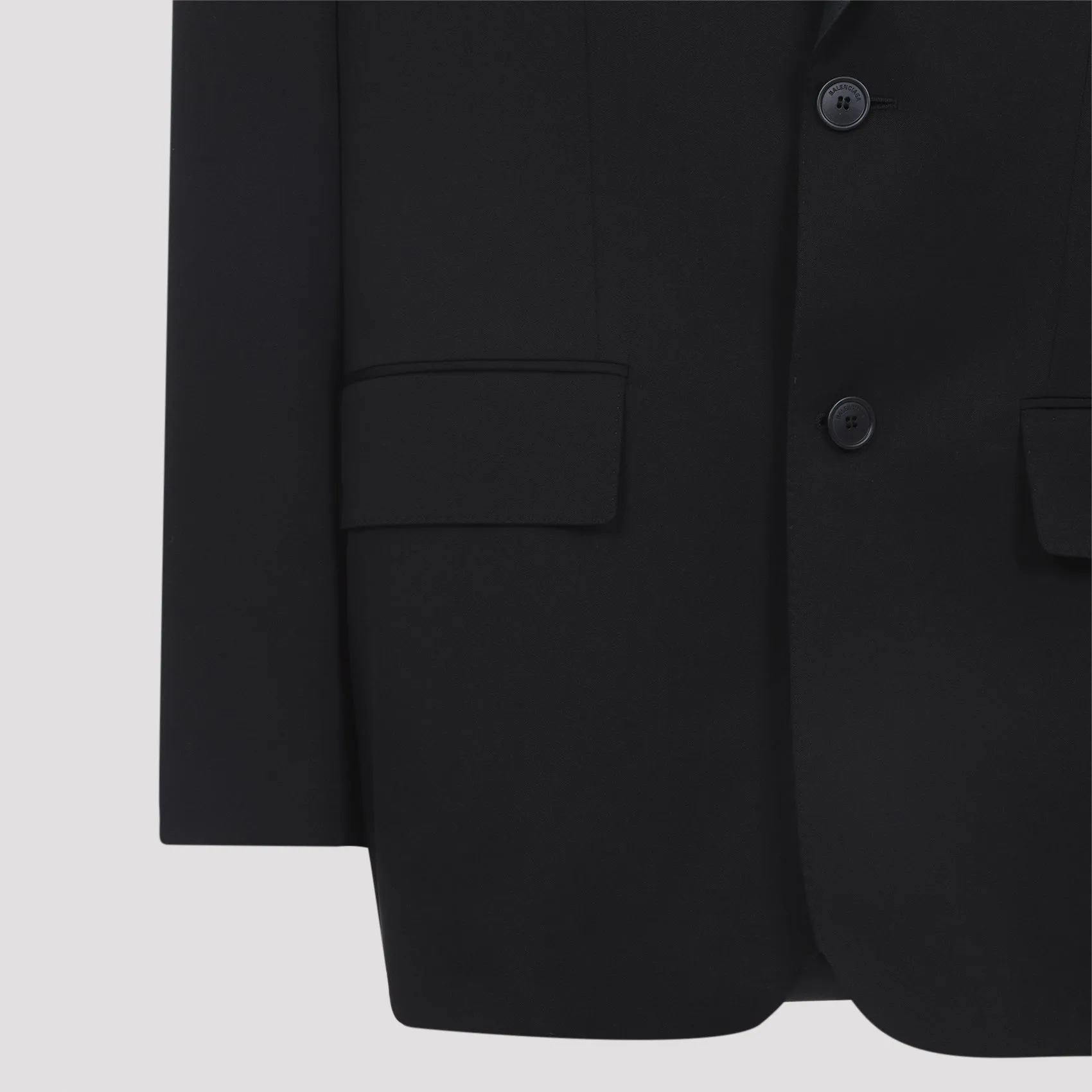 BLACK WOOL OVERSIZE BLAZER sold by Lord & Taylor product image thumbnail 4