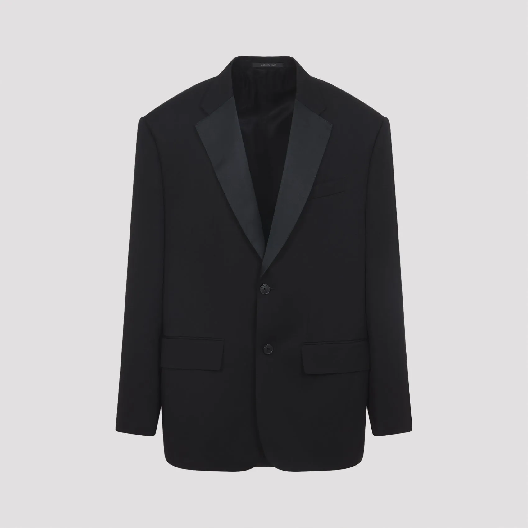 BLACK WOOL OVERSIZE BLAZER sold by Lord & Taylor product image thumbnail 2