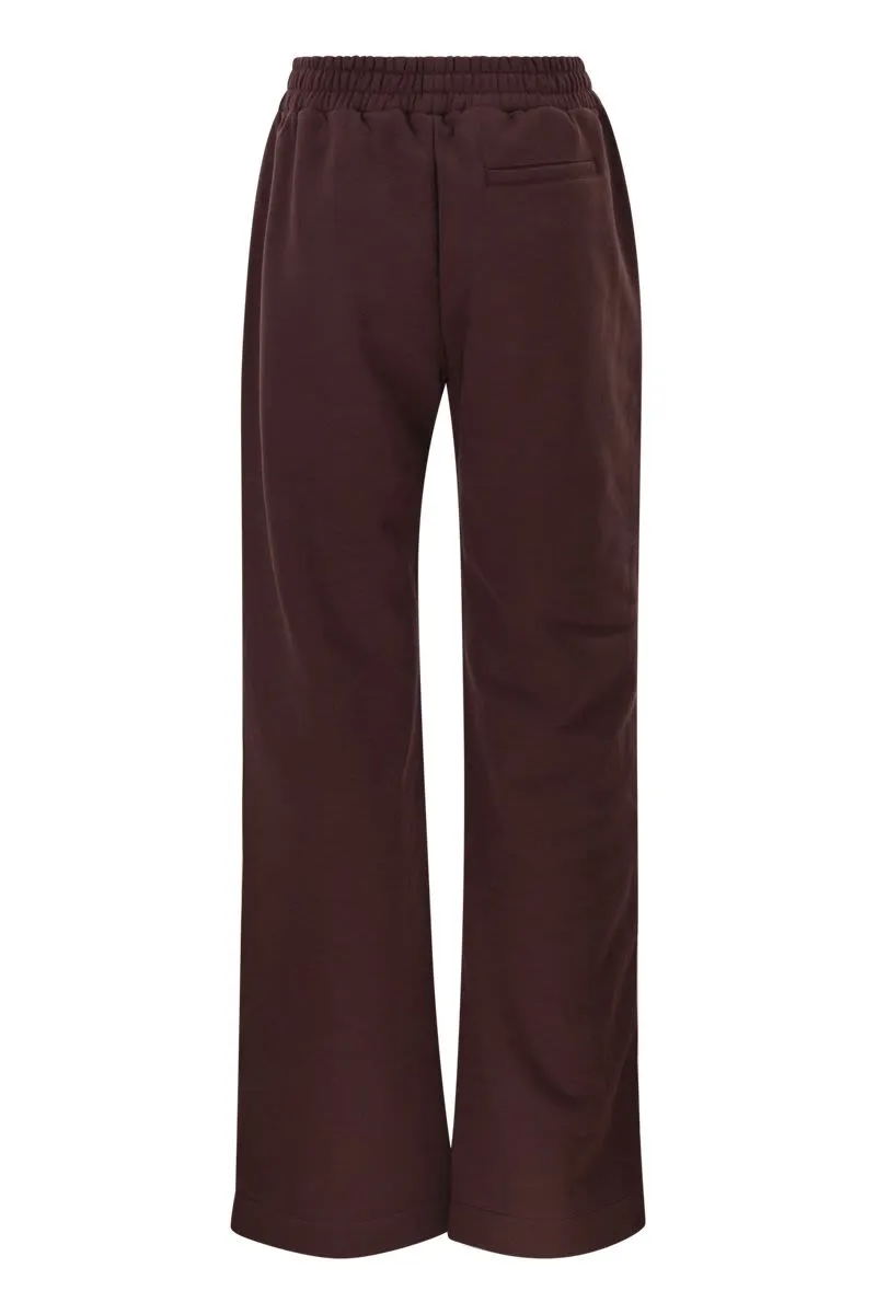 WIDE LEG SWEATPANTS WITH LOGO sold by Lord & Taylor product image thumbnail 2