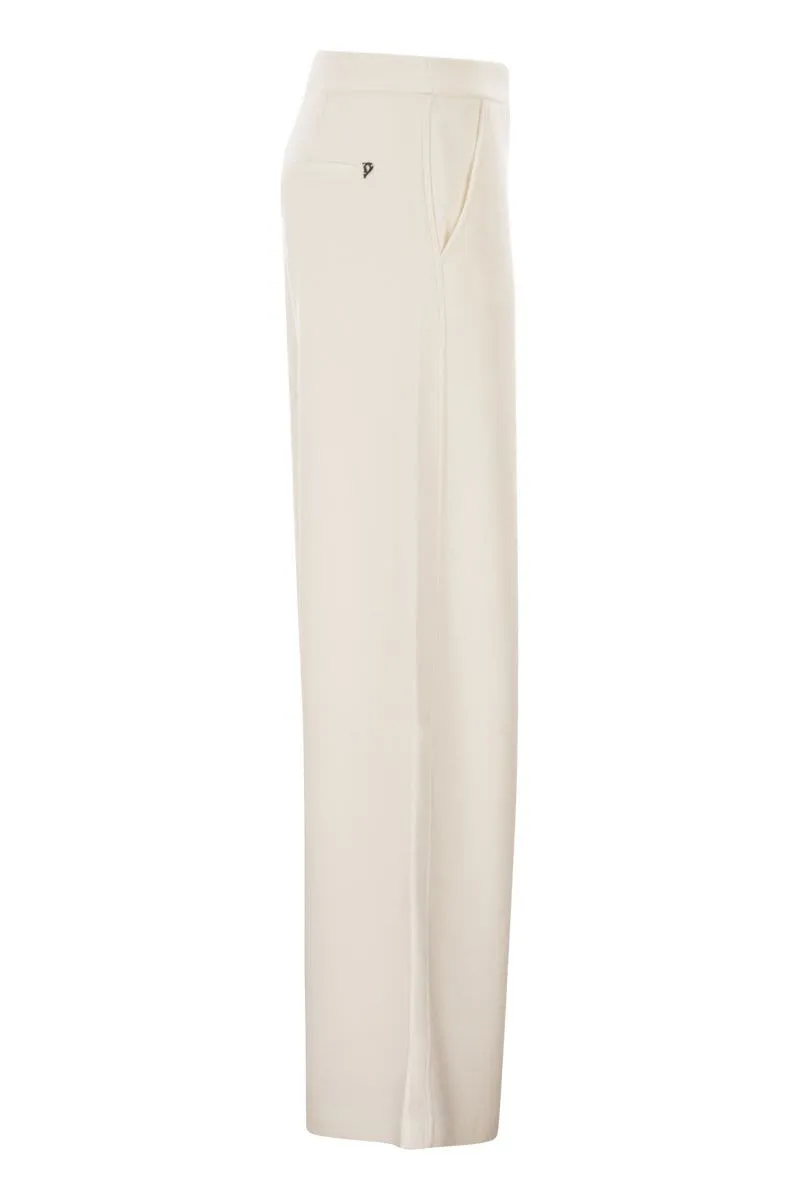 WIDE LEG TROUSERS IN VISCOSE BLEND sold by Lord & Taylor product image thumbnail 3