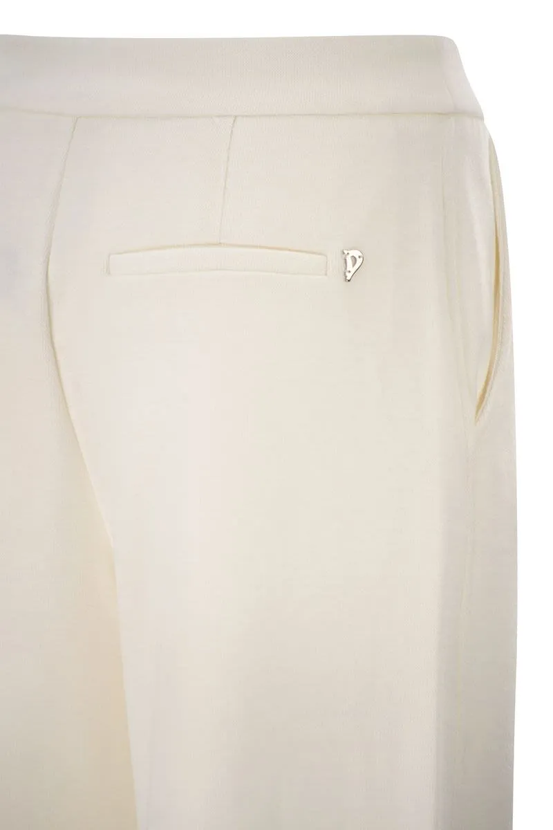 WIDE LEG TROUSERS IN VISCOSE BLEND sold by Lord & Taylor product image thumbnail 4