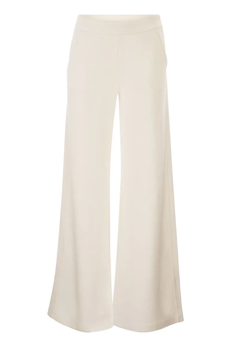 WIDE LEG TROUSERS IN VISCOSE BLEND sold by Lord & Taylor