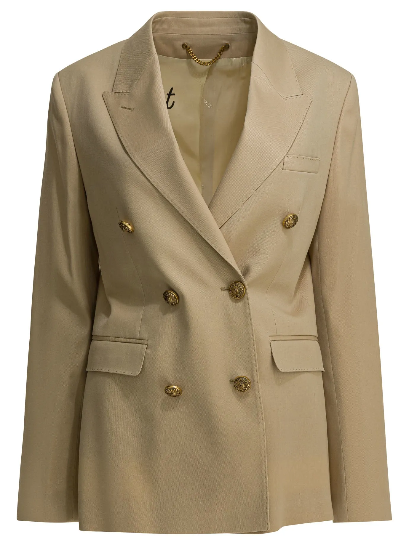 BEIGE VIRGIN WOOL JACKET sold by Lord & Taylor