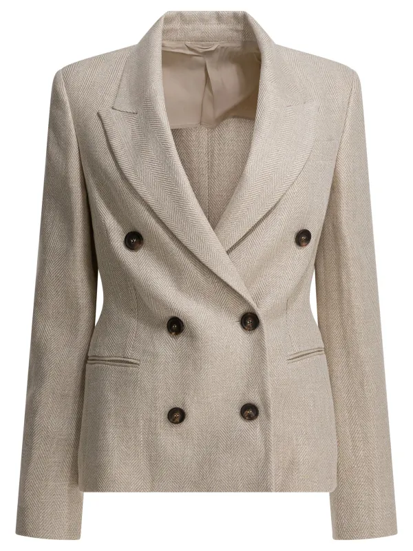 BEIGE LINEN COTTON JACKET sold by Lord & Taylor