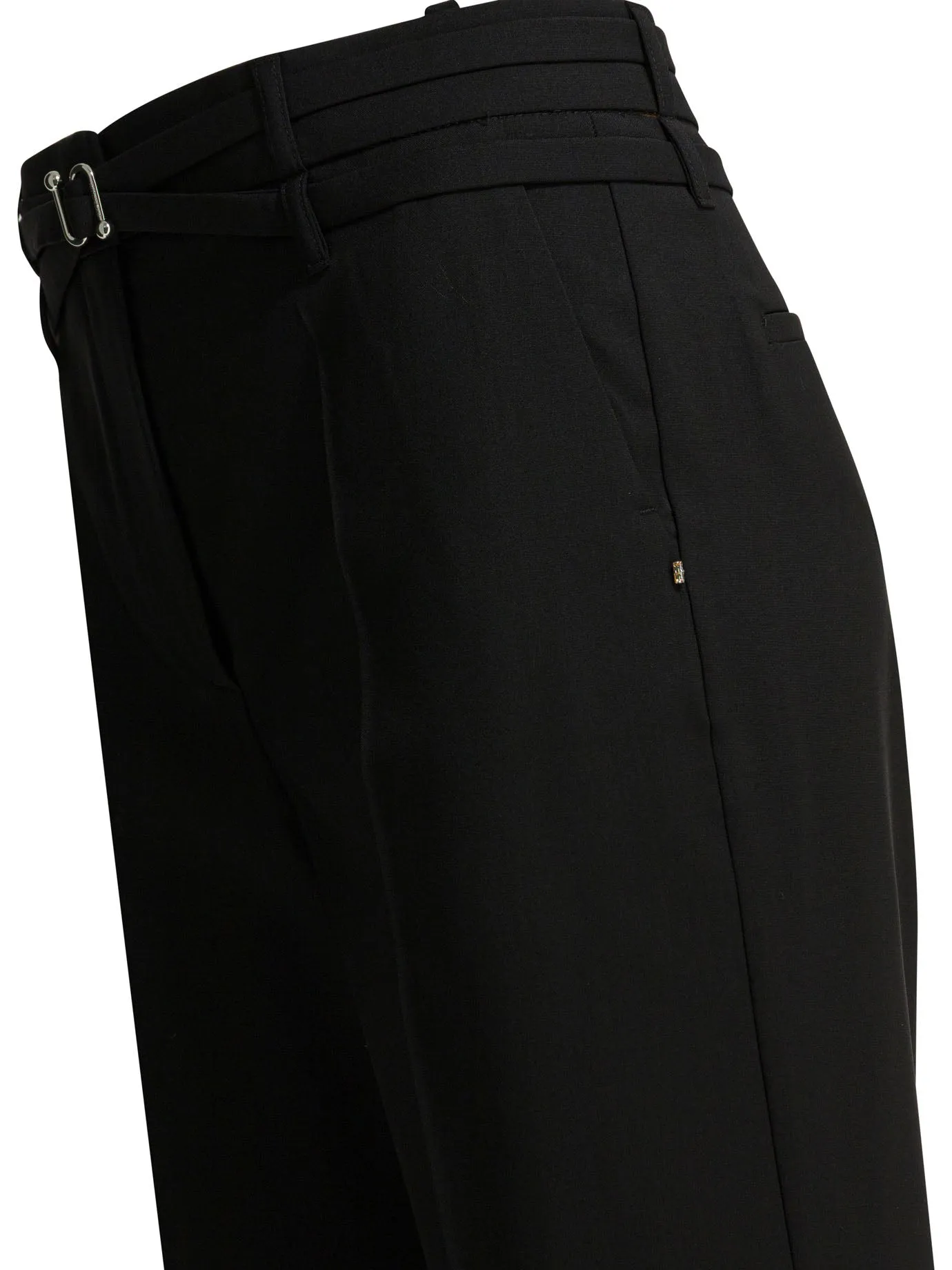 BLACK VIRGIN WOOL TROUSERS sold by Lord & Taylor product image thumbnail 4