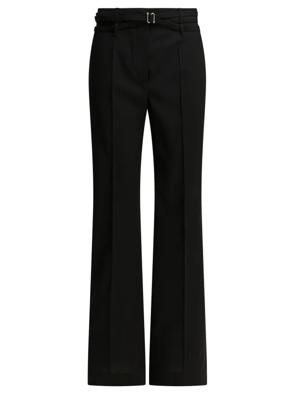 BLACK VIRGIN WOOL TROUSERS made by Lord & Taylor