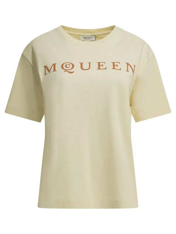 WHITE COTTON T-SHIRT made by Alexander McQueen