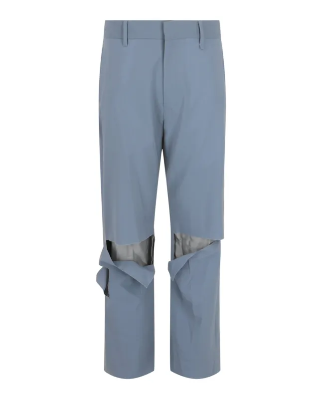 Destroyed Straight Fit Pants sold by Lord & Taylor