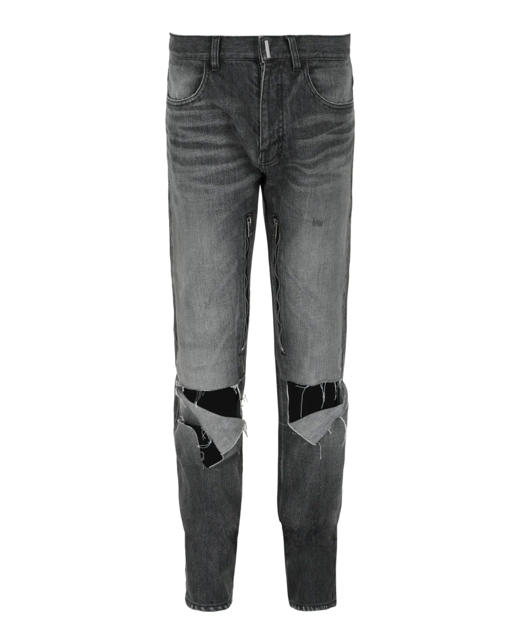Distressed Straight Fit Jeans sold by Lord & Taylor