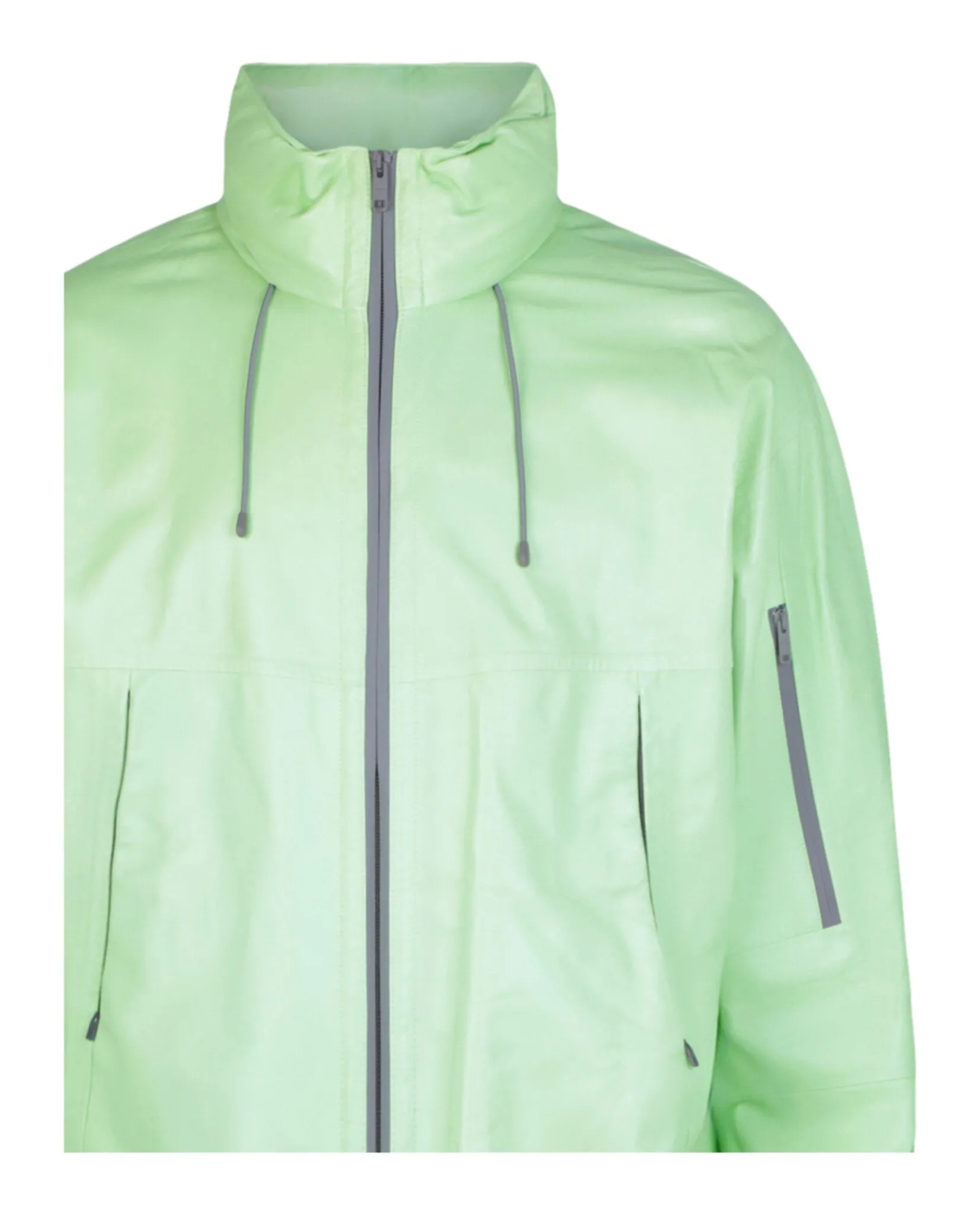 Windbreaker in Leather With Reflective Details sold by Lord & Taylor product image thumbnail 3