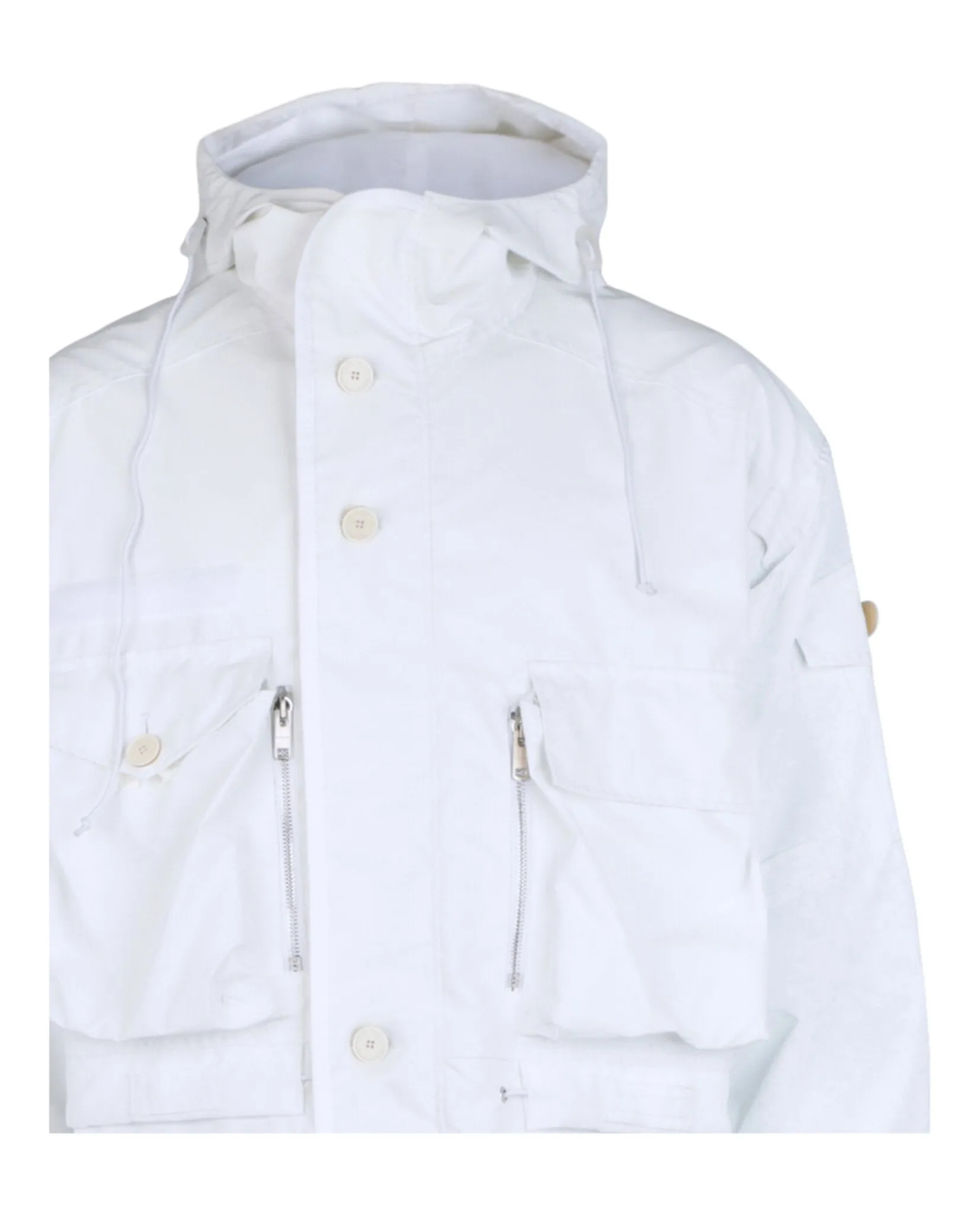 Utilitarian Hooded Nylon Windbreaker sold by Lord & Taylor product image thumbnail 3