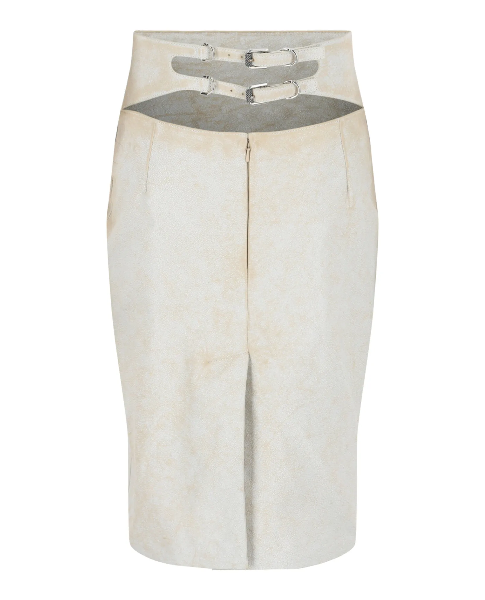 Cutout Leather Pencil Skirt sold by Lord & Taylor product image thumbnail 2