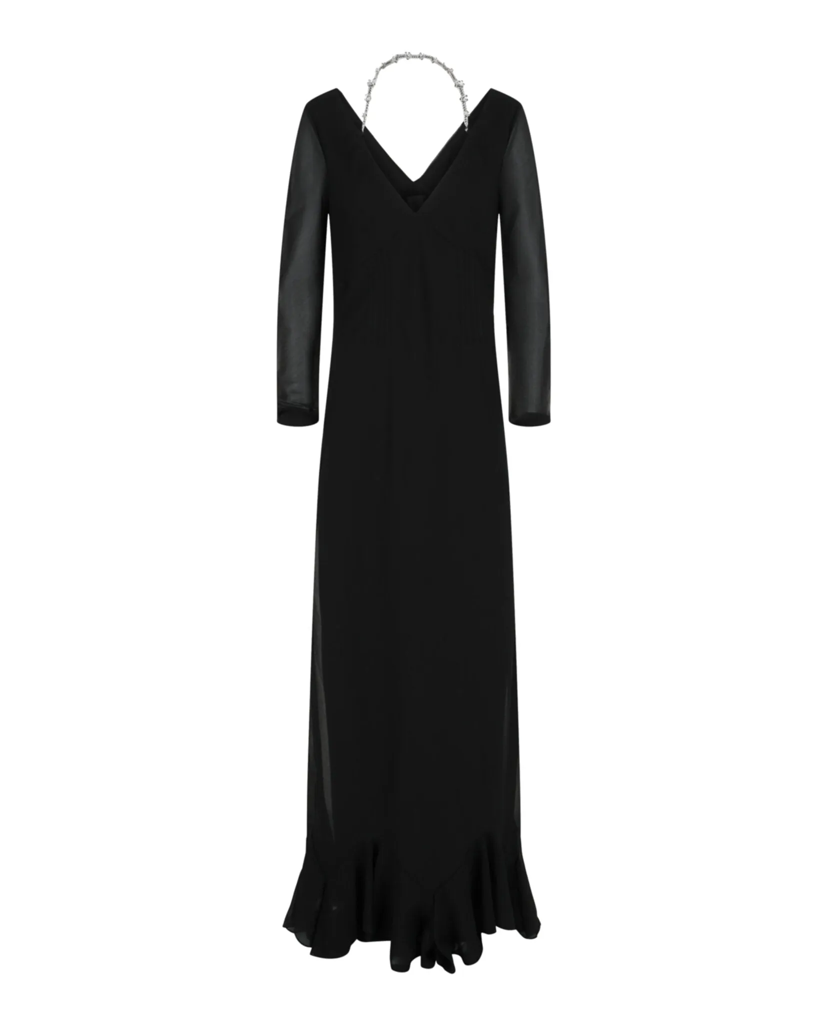 Off-The-Shoulder Dress With 4G Claw Chain sold by Lord & Taylor