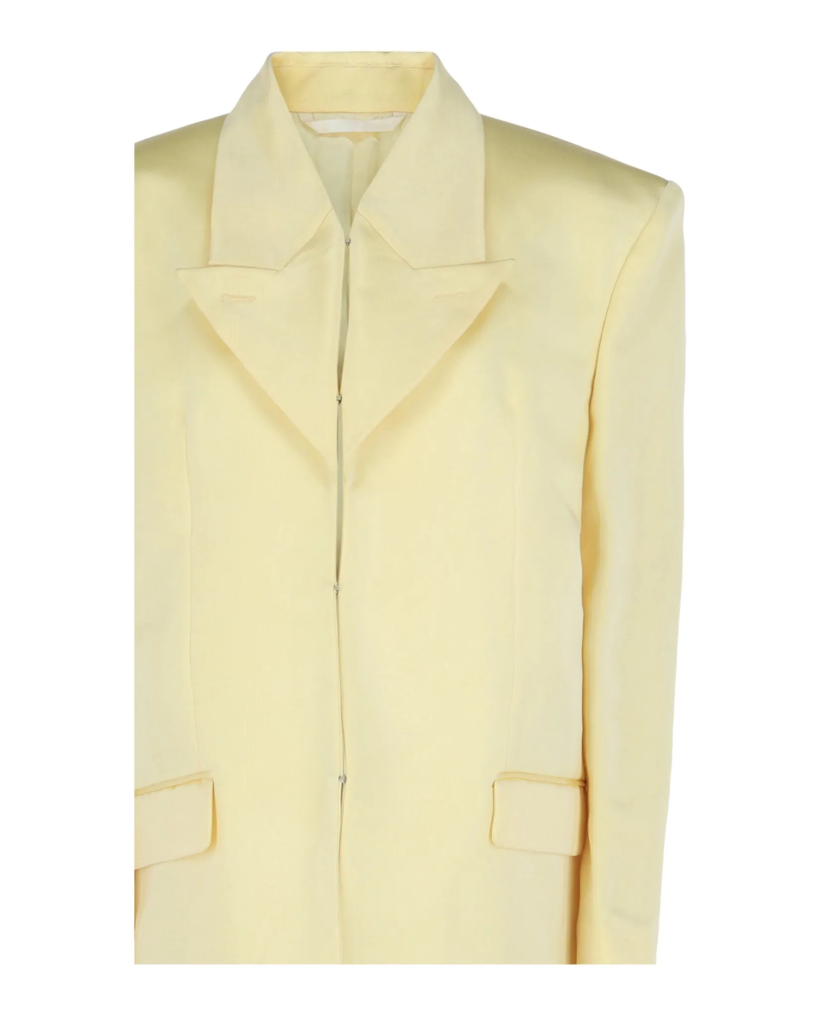 Silk Satin Longline Coat sold by Lord & Taylor product image thumbnail 3