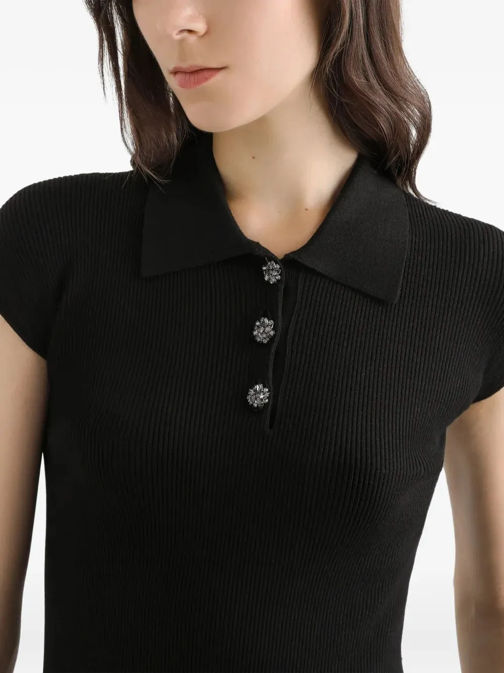 RIBBED POLO SWEATER sold by Lord & Taylor product image thumbnail 4