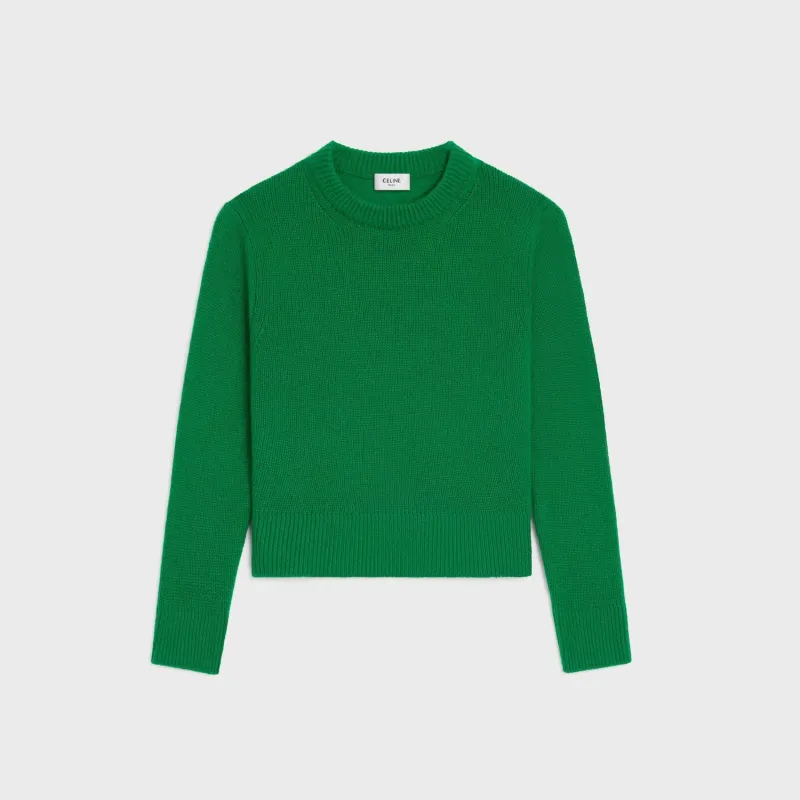 CASHMERE ROUND NECK SWEATER made by Celine