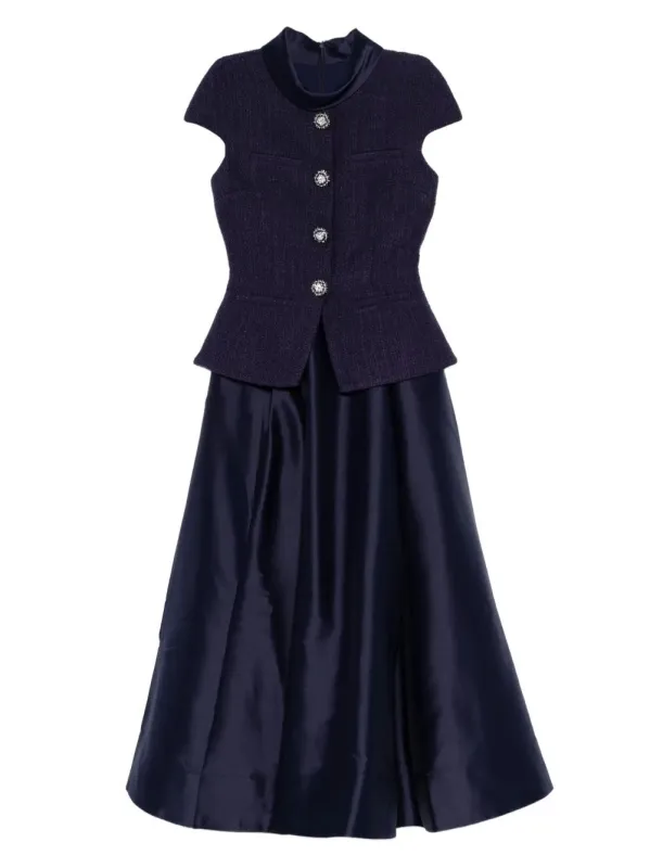 BOUCLE TAFFETA MIDI DRESS sold by Lord & Taylor