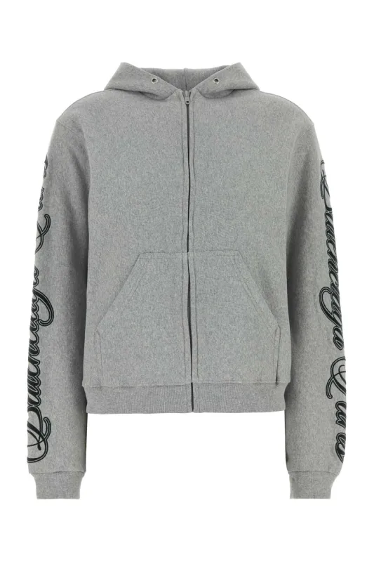 GREY COTTON SWEATSHIRT made by Balenciaga