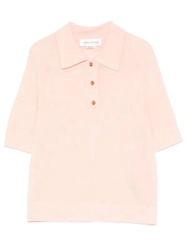 LIGHTWEIGHT FINE GUAGE KNITTED POLO TOP sold by Lord & Taylor