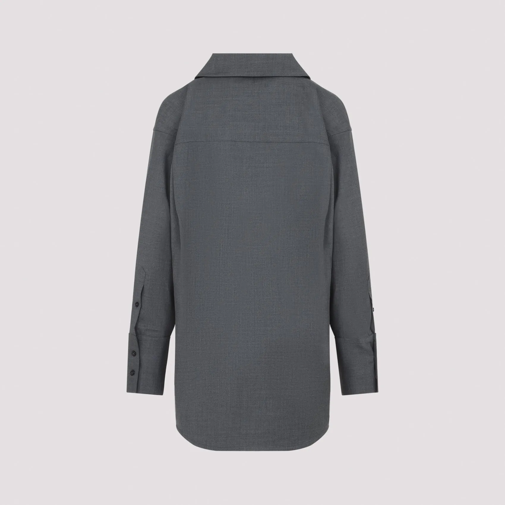 GREY WOOL OVERSHIRT sold by Lord & Taylor product image thumbnail 3