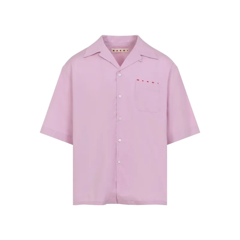 PINK S/S COTTON SHIRT made by Marni