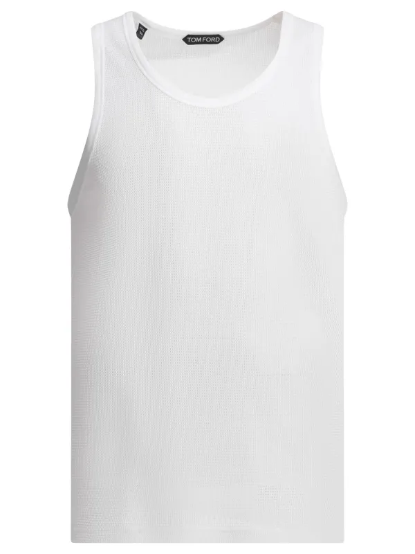WHITE COTTON TOP made by Tom Ford