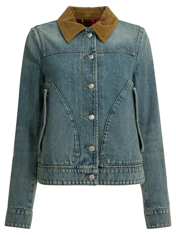 BLUE COTTON JACKET sold by Lord & Taylor
