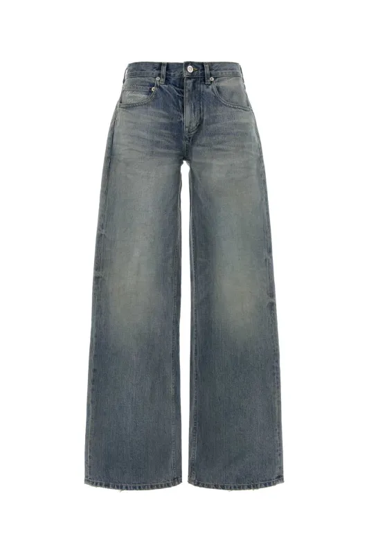 DENIM WIDE-LEG JEANS sold by Lord & Taylor