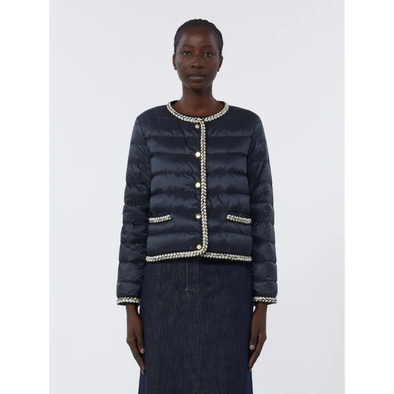 MTCCHLOE QUILTED JACKET BLUE made by Lord & Taylor