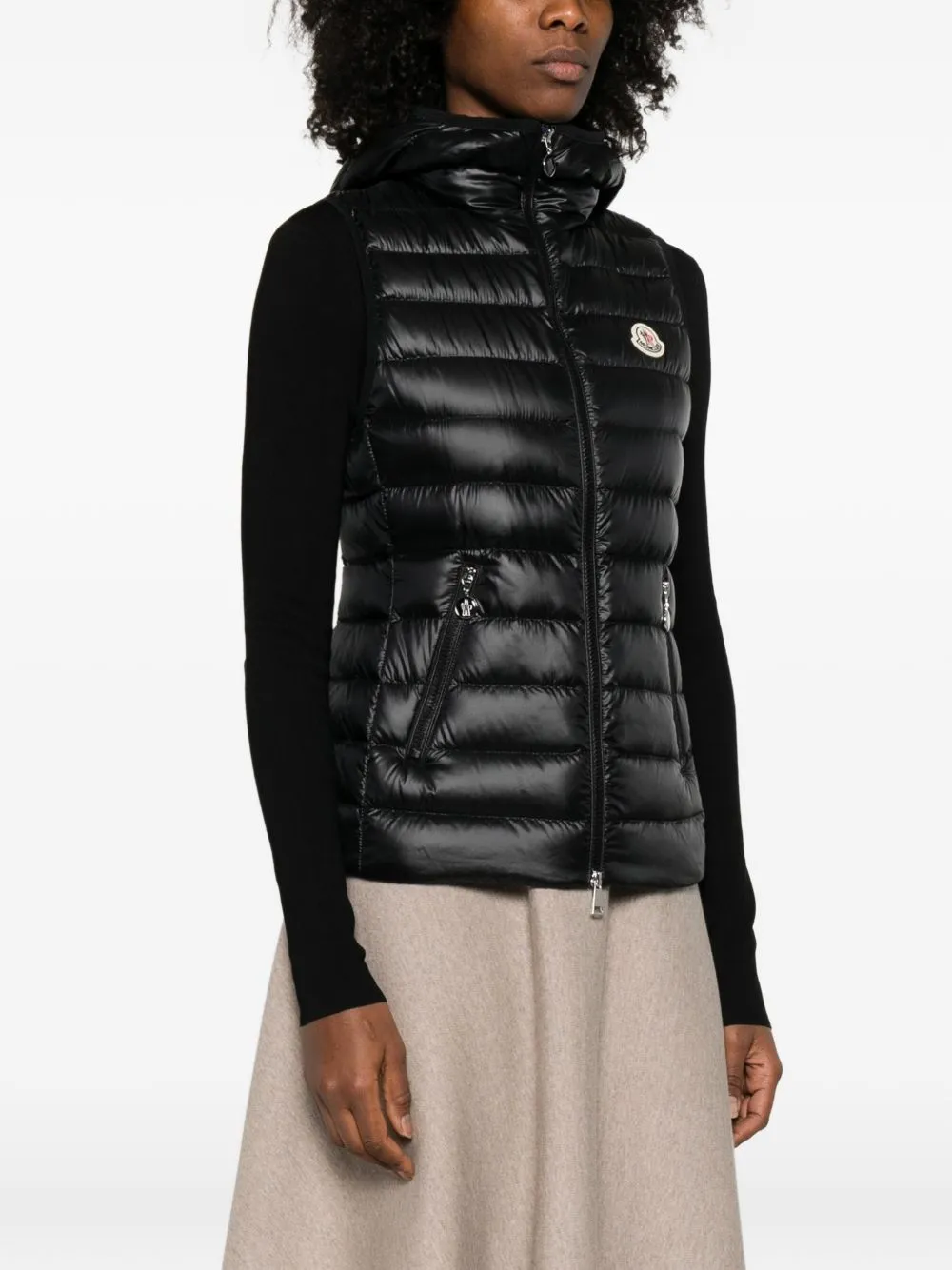 GLYGOSSE HOODED DOWN GILET sold by Lord & Taylor product image thumbnail 3