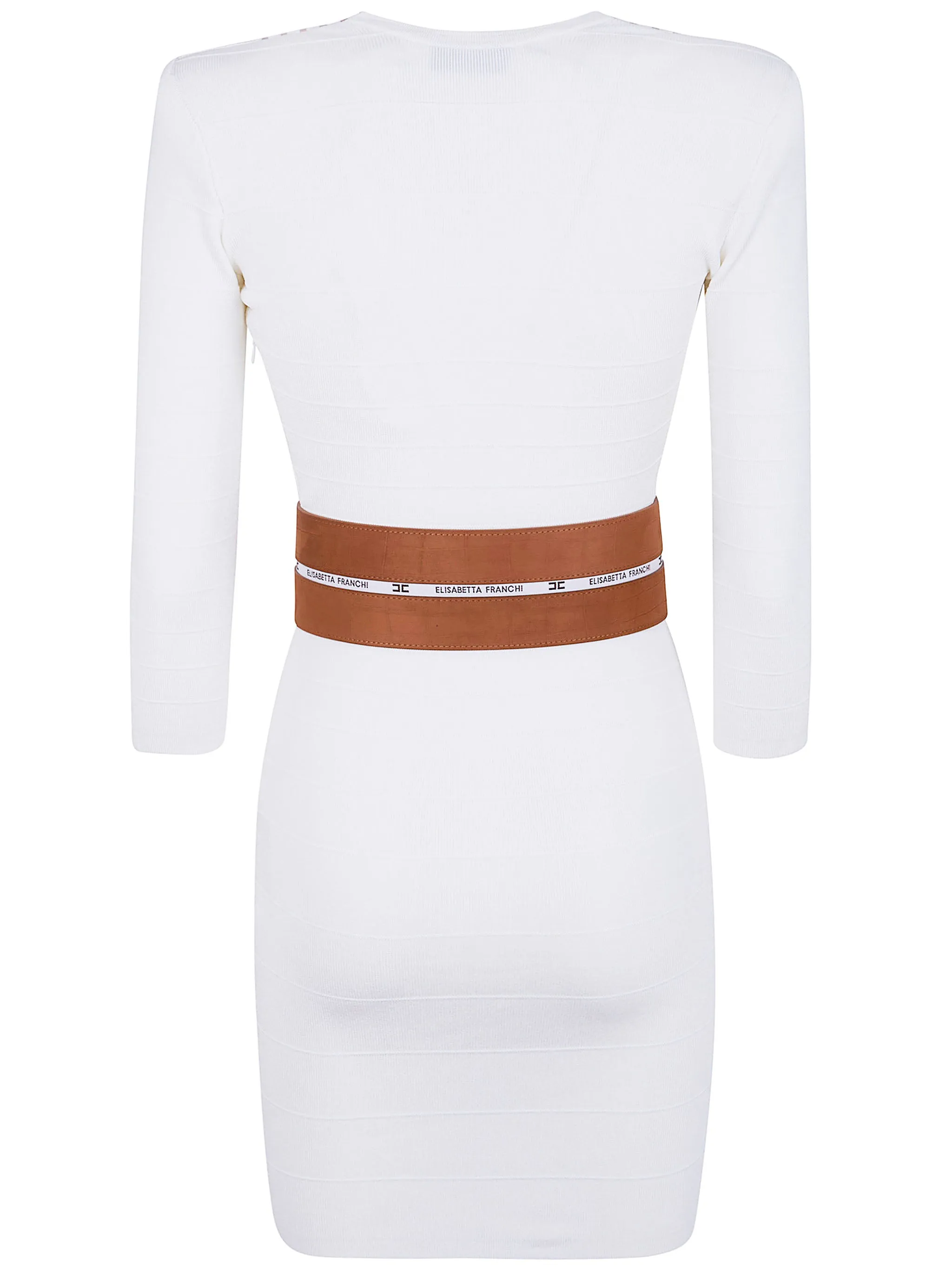 KNIT FABRIC DRESS WITH STRIPED BANDS sold by Lord & Taylor product image thumbnail 2