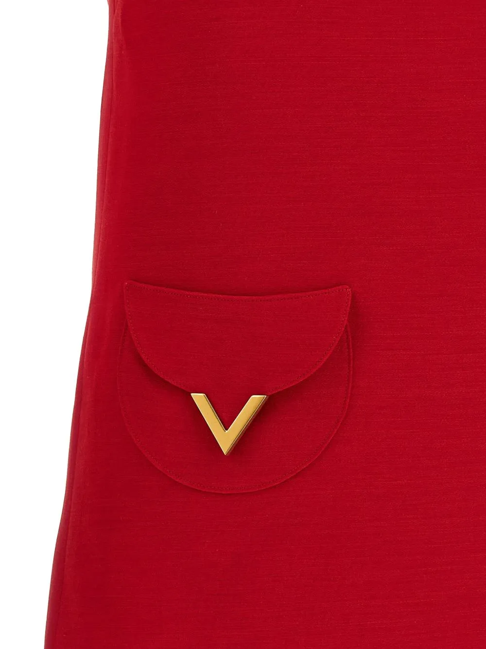 POCKET-DETAIL AND V LOGO MINI DRESS sold by Lord & Taylor product image thumbnail 4