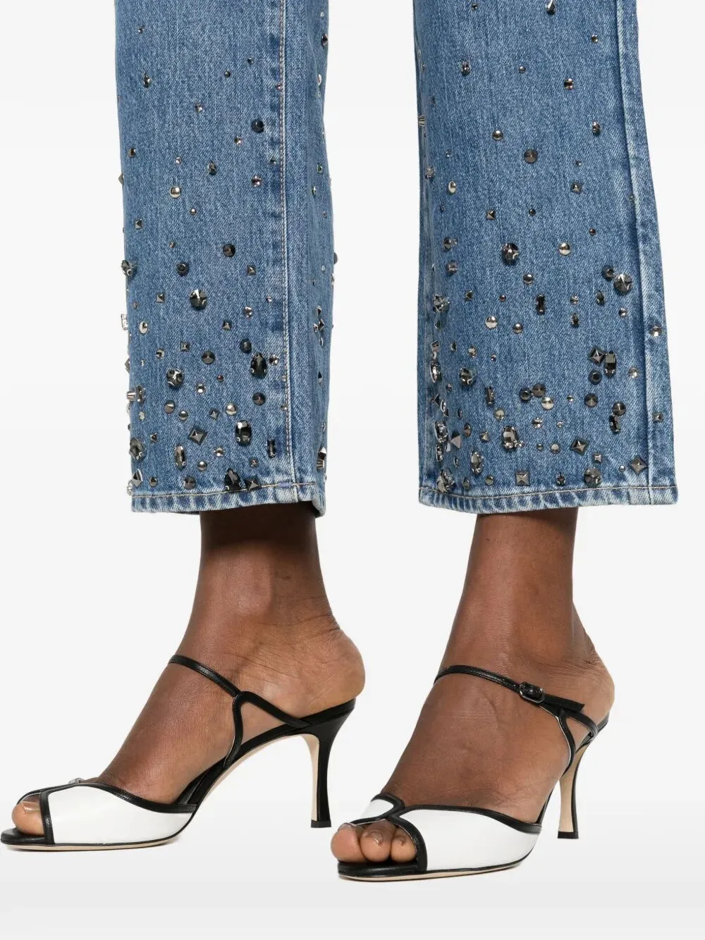 CALIE EMBELLISHED ANKLE-LENGTH AND STRAIGHT LEG JEANS sold by Lord & Taylor product image thumbnail 5