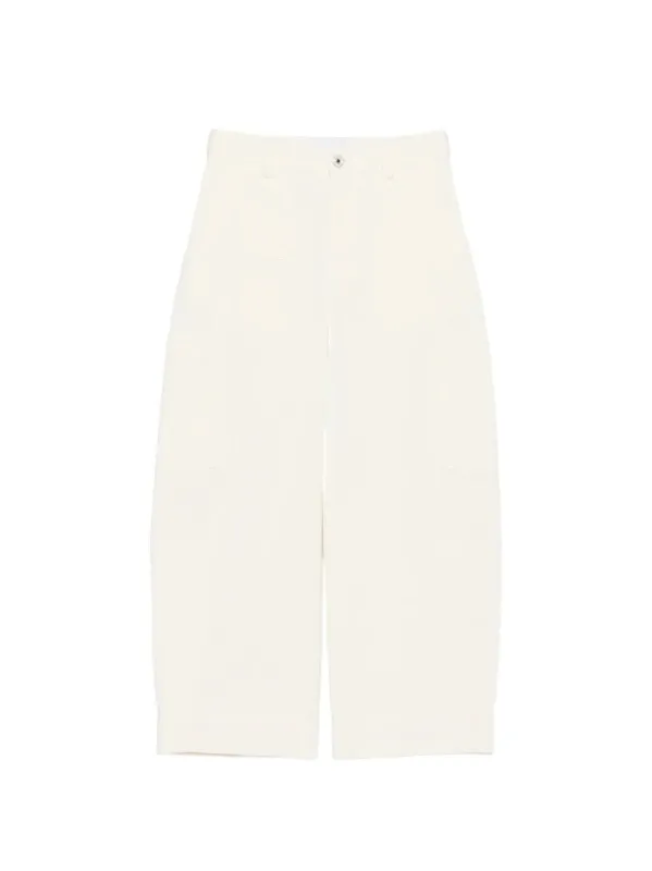 COCOON CROPPED CARGO PANTS IN COTTON AND WOOL made by Givenchy